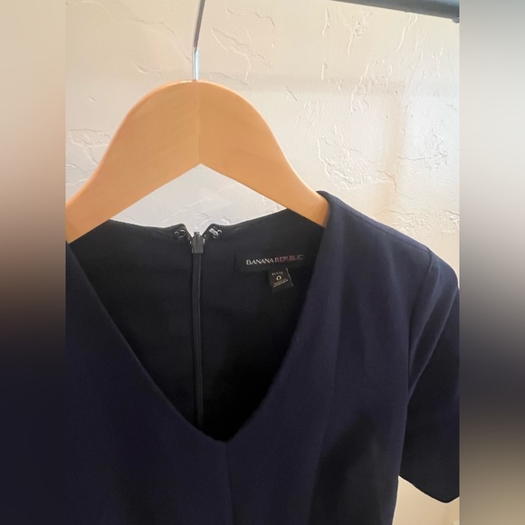 Banana Republic Factory Sleeveless Jumpsuit, Black, Size 0 Petite - Picture 8 of 8